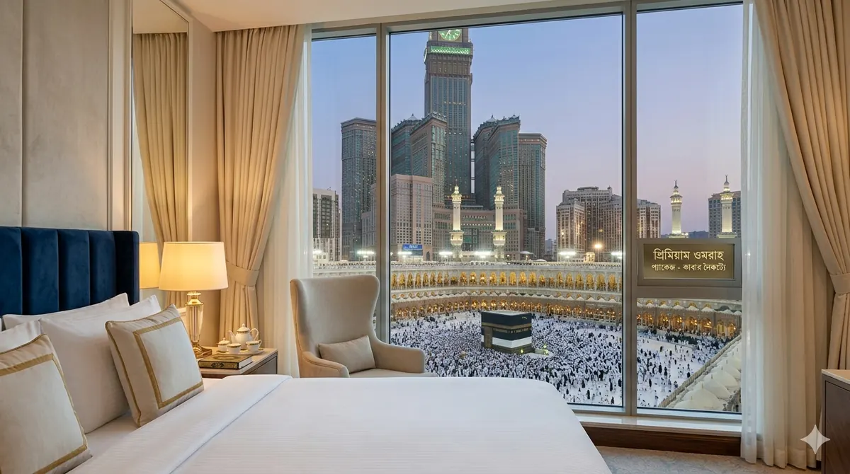 5 star hotel near Masjid al Haram for 5 Star Umrah Package from Bangladesh